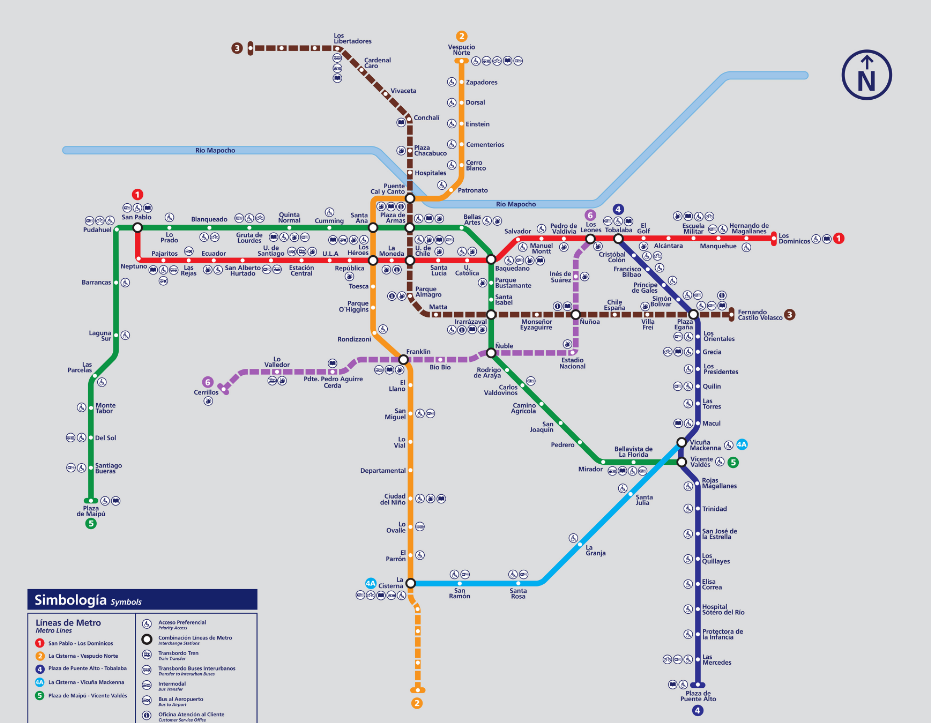 Mapa de las nuevas Líneas 6 y 3 de Metro