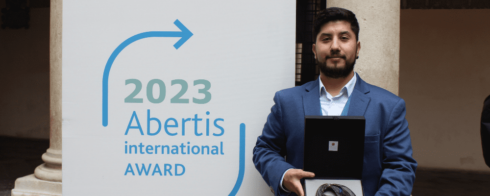 Gabriel Nova ganadore del Premio Abertis Internacional